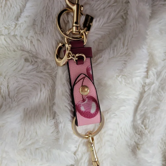 Coach Pink Cherry Print Nolita and Cardholder Set - Picture 5 of 5